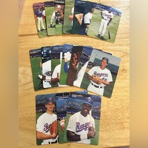 Texas Rangers Baseball Cards Collection